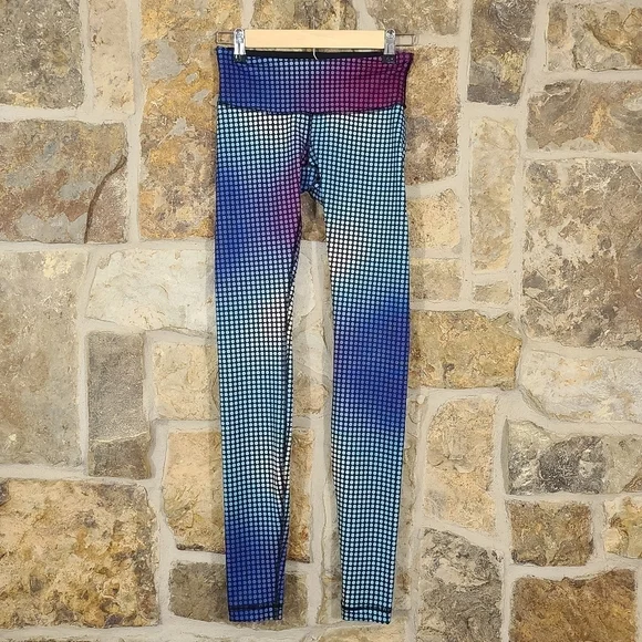Lululemon 4 Cosmic Dot Wunder Under Pants III Full On Luon - Picture 3 of 7